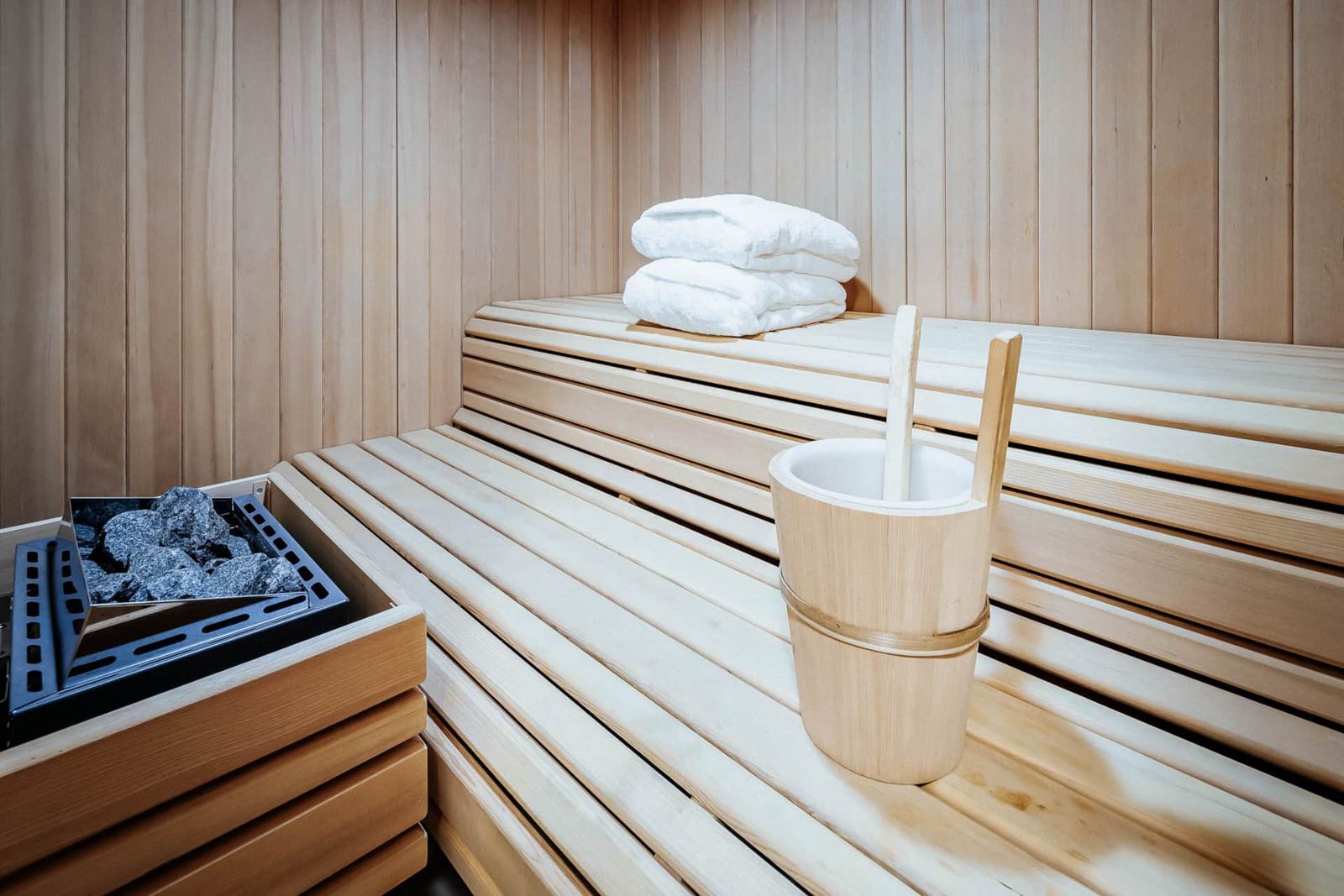 Sauna finlandesa de La Casa de las Camelias